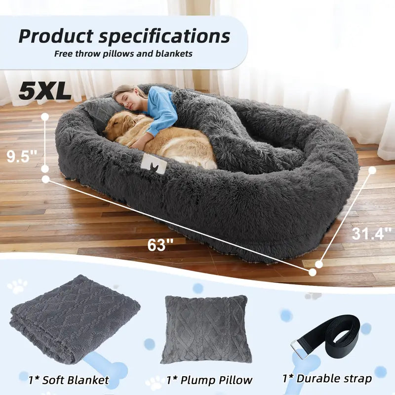 Dog Rectangular Faux Fur sofa