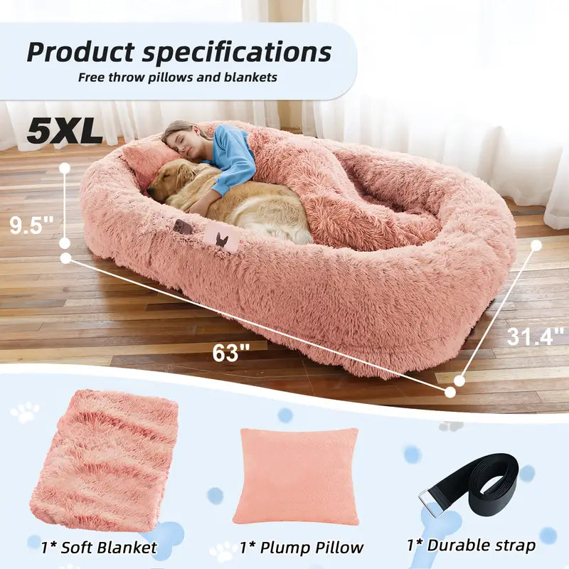 Dog Rectangular Faux Fur sofa