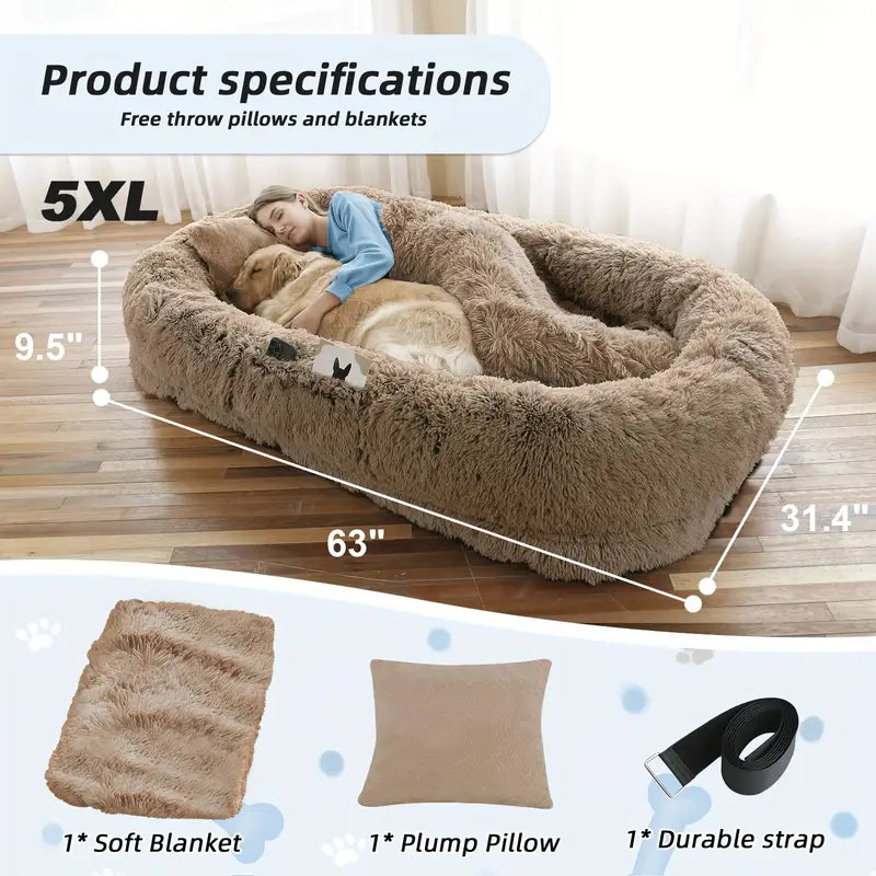 Dog Rectangular Faux Fur sofa