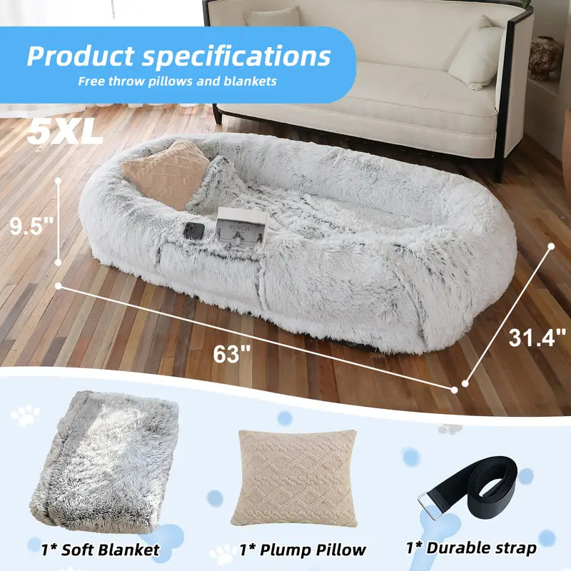 Dog Rectangular Faux Fur sofa