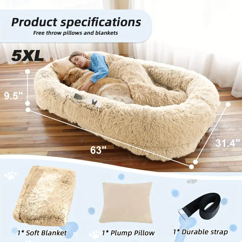 Dog Rectangular Faux Fur sofa