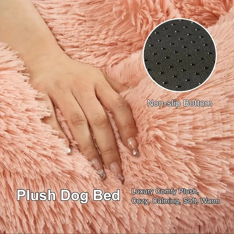Plush Bear Paw Pet Bed