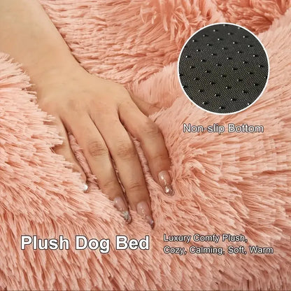 Plush Bear Paw Pet Bed